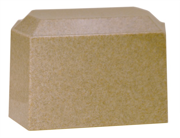 Cultured Granite Cremation Oracle Adult Urn, Whole Wheat