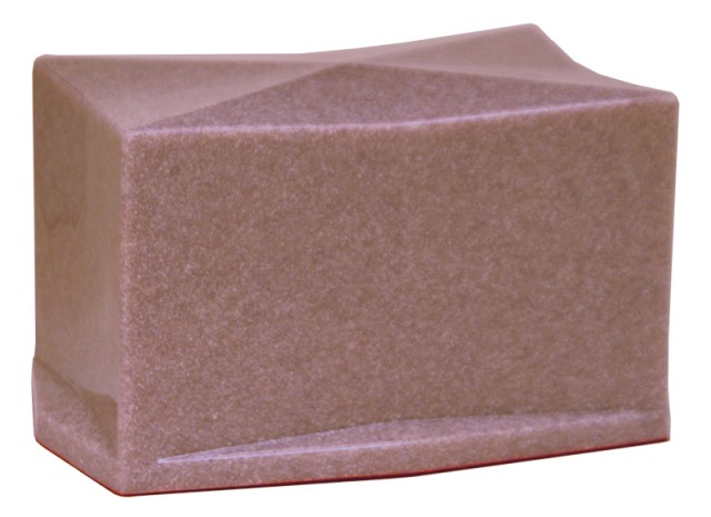 Cultured Granite Cremation Diamond Adult Urn, Heather Plum