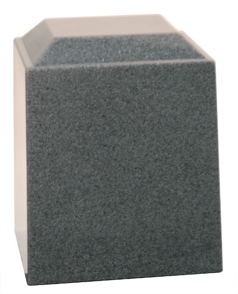 Cultured Granite Cremation Electra Adult Urn, Gray