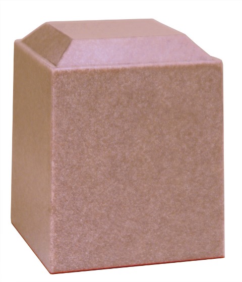 Cultured Granite Cremation Electra Adult Urn, Heather Plum