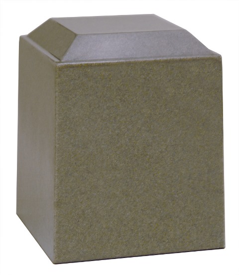 Cultured Granite Cremation Electra Adult Urn, Riverstone
