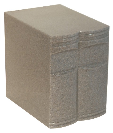 Cultured Granite Cremation Hercules Adult Urn, Riverstone