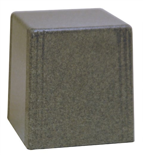 Cultured Granite Cremation Kansas Junior Urn, Gray