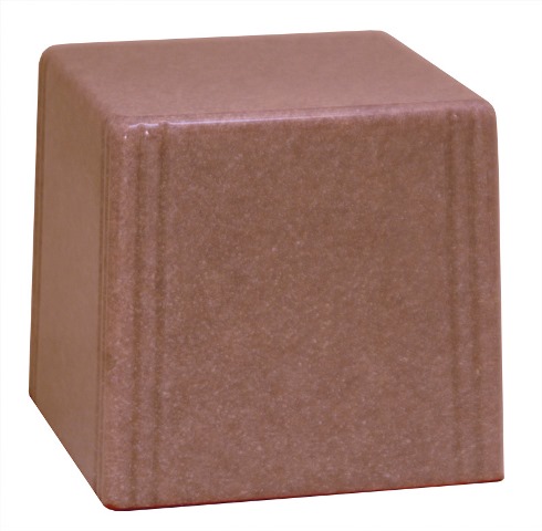 Cultured Granite Cremation Kansas Junior Urn, Heather Plum