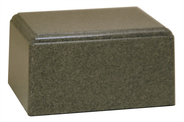 Cultured Granite Cremation Santa Fe Junior Urn, Gray