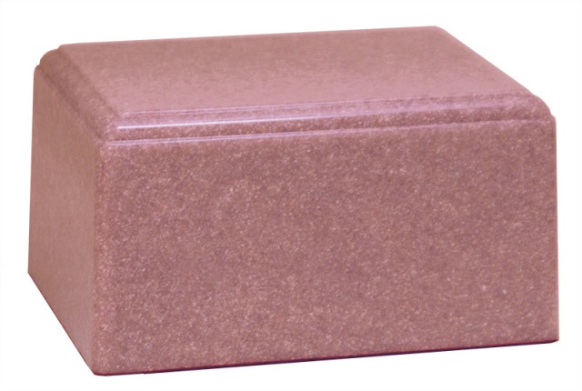 Cultured Granite Cremation Santa Fe Junior Urn, Heather Plum