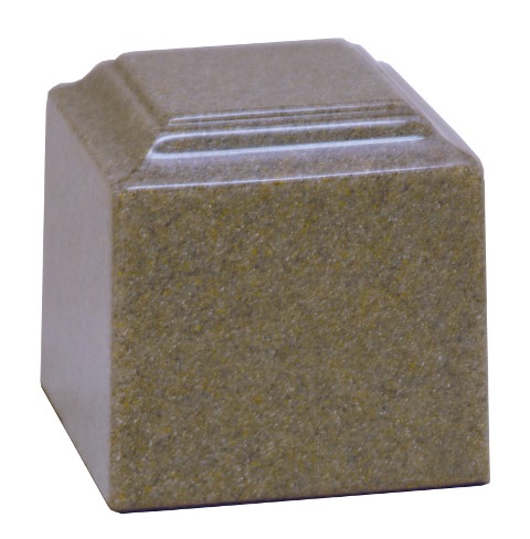 Cultured Granite Cremation Little Bahama Baby Urn, Riverstone