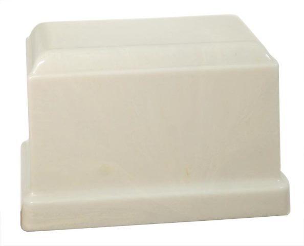 Cultured Marble Cremation Celtic Adult Urn, Ivory