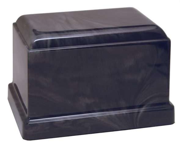 Cultured Marble Cremation Celtic Adult Urn, Smoke
