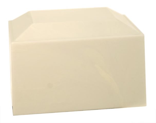 Cultured Marble Cremation Atlantis Adult Urn, Ivory