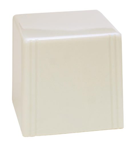 Cultured Marble Cremation Utah Junior Urn, Ivory
