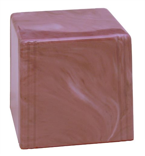 Cultured Marble Cremation Utah Junior Urn, Mulberry