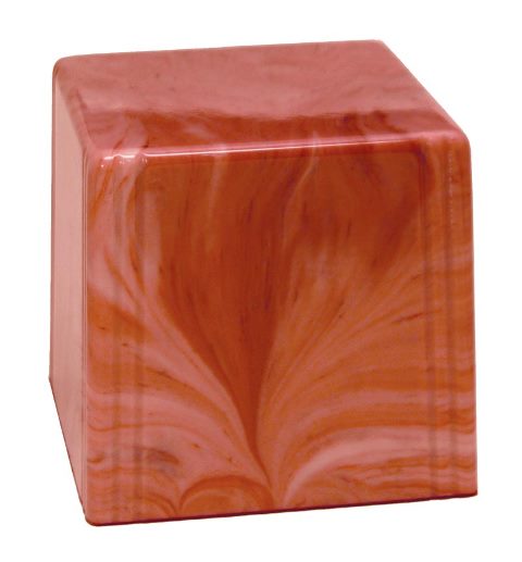 Cultured Marble Cremation Utah Junior Urn, Rose Quartz