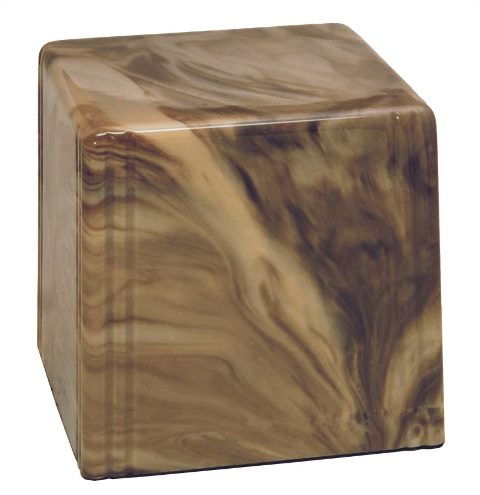 Cultured Marble Cremation Utah Junior Urn, Topaz