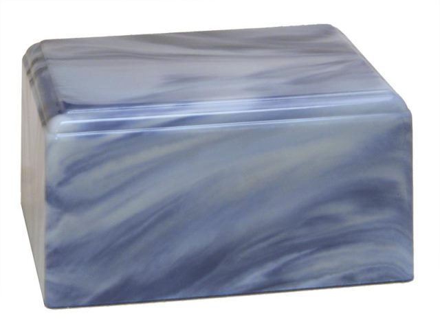 Cultured Marble Cremation Dakota Junior Urn, Sky Blue