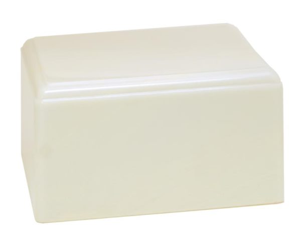 Dakota Junior Cremation Urn - Ivory - 100 cl - Durable Cultured Marble