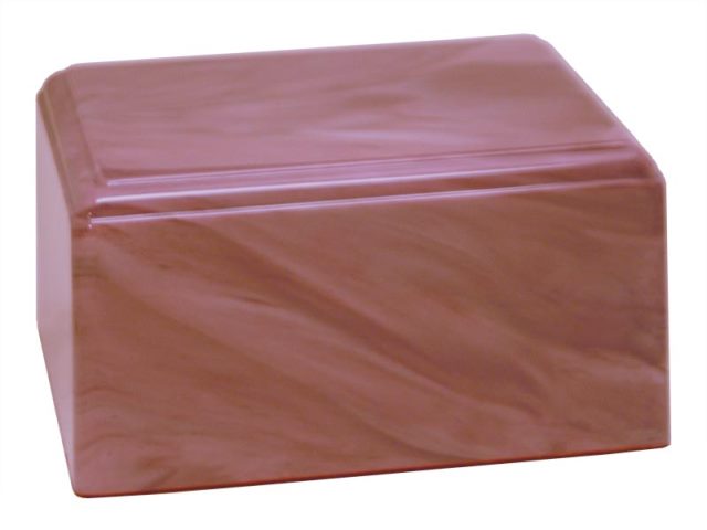 Cultured Marble Cremation Dakota Junior Urn, Mulberry