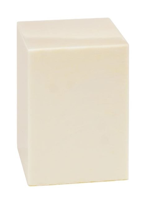 Cultured Marble Cremation Sikta Infant Urn, Ivory