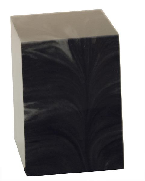 Cultured Marble Cremation Sikta Infant Urn, Smoke
