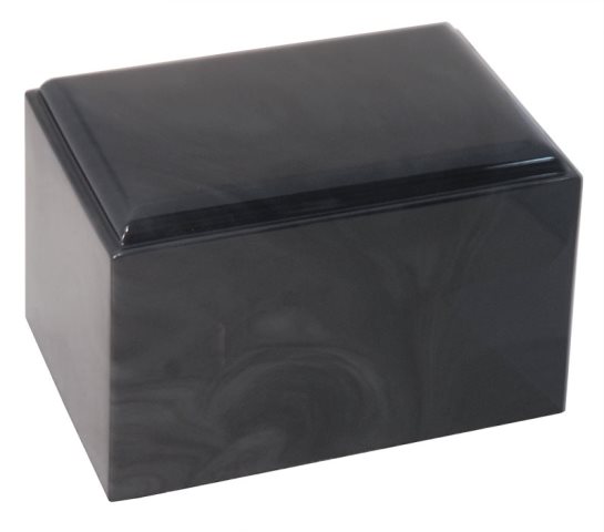 Cultured Onyx Cremation Cirrus Adult Urn, Black