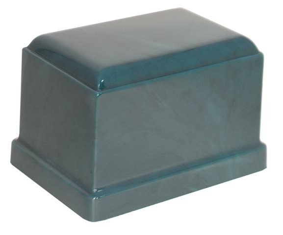 Cultured Onyx Cremation Olympus Adult Urn, Malachite