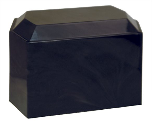 Cultured Onyx Cremation Pride Adult Urn, Black