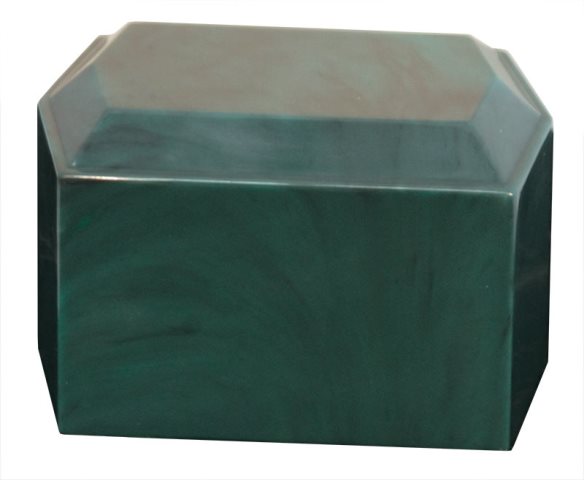 Cultured Onyx Cremation Pride Adult Urn, Malachite