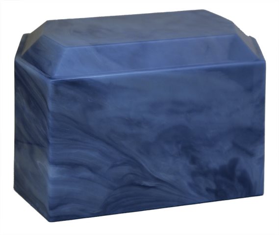 Cultured Onyx Cremation Pride Adult Urn, Sapphire