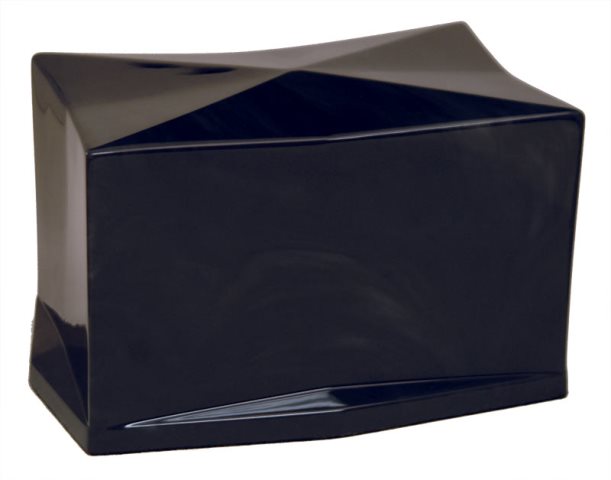 Cultured Onyx Cremation Crystal Adult Urn, Black