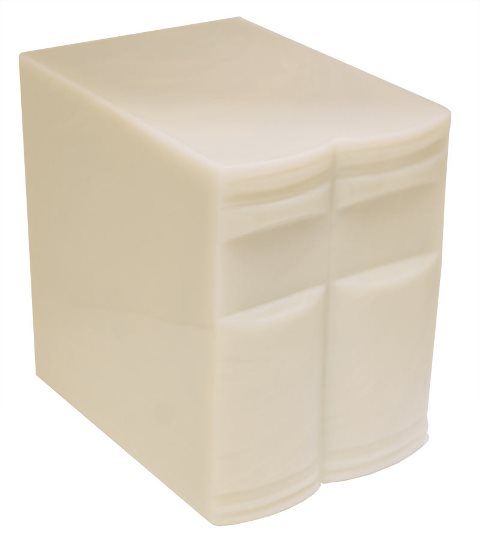 Cultured Onyx Cremation Gemini Adult Urn, Alabaster