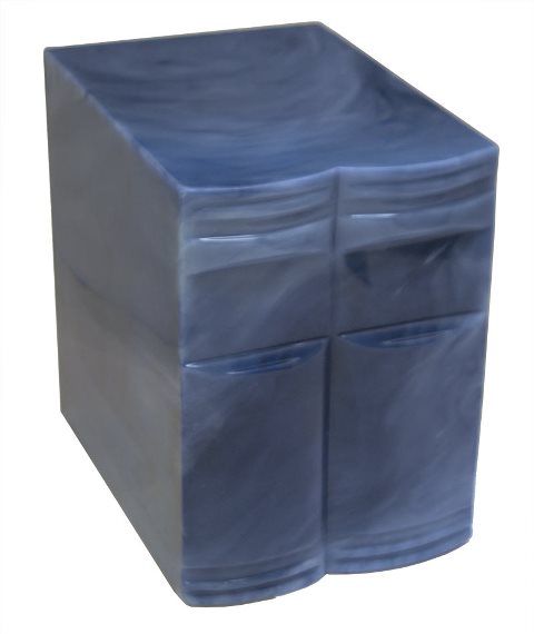 Cultured Onyx Cremation Gemini Adult Urn, Sapphire