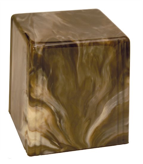 Cultured Onyx Cremation Arizona Junior Urn, Brown Agate