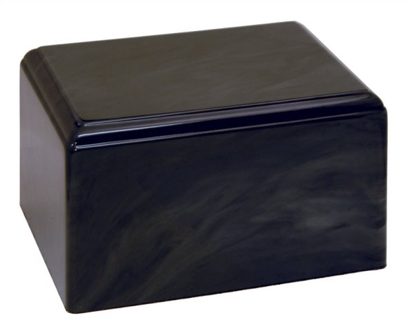 Cultured Onyx Cremation Phoenix Junior Urn, Black
