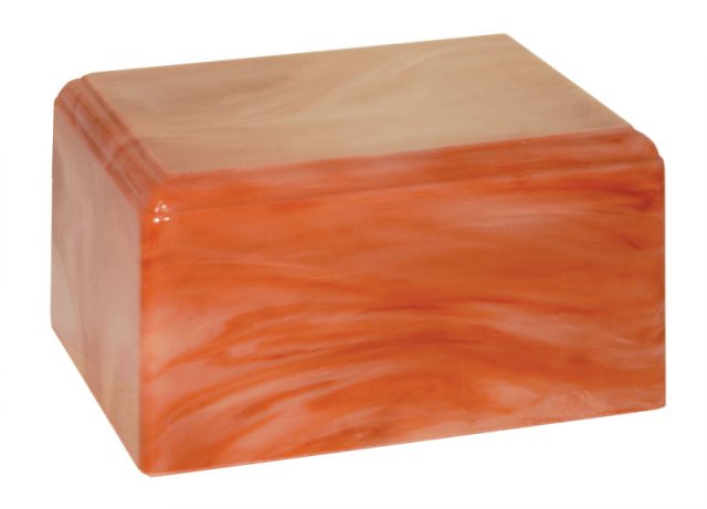 Cultured Onyx Cremation Phoenix Junior Urn, Red Rose