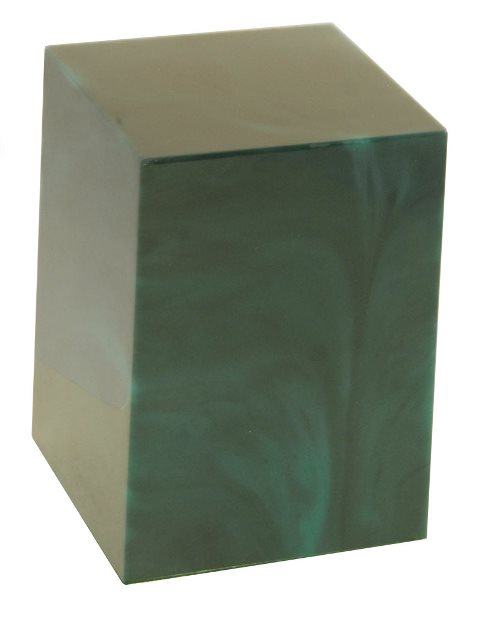 Cultured Onyx Cremation Seward Infant Urn, Malachite