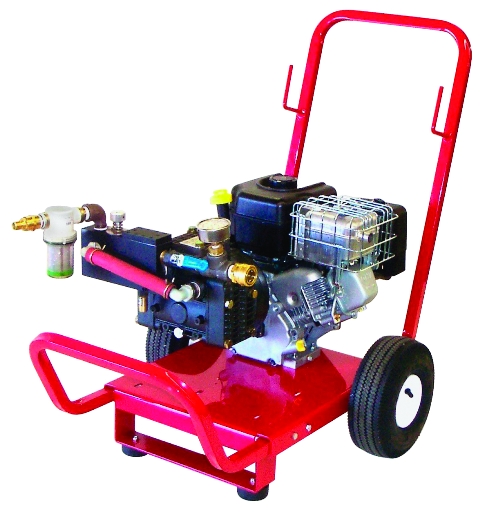 500psi Gas Hydrostatic Test Pump, Triple Diaphragm Honda - 10 GPM
