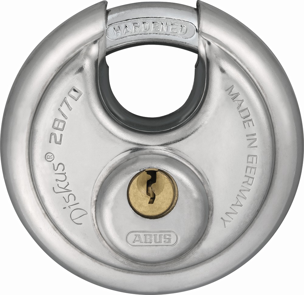 Picture of ABUS 28 by 70 C KD Diskus Stainless Steel Shackle Padlock