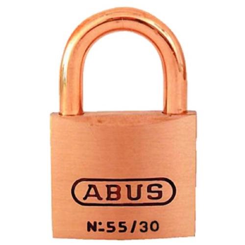 Picture of ABUS 55MB by 30 C Solid Brass Keyed Different Carded Padlock with Brass Shackle