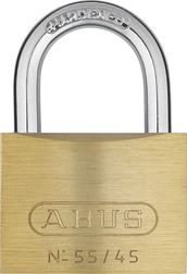 Picture of ABUS 55 by 45 C KD Solid Brass Keyed Different Carded Padlock