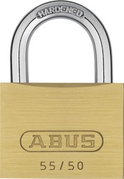 Picture of ABUS 55 by 50 C KD Solid Brass Keyed Different Carded Padlock
