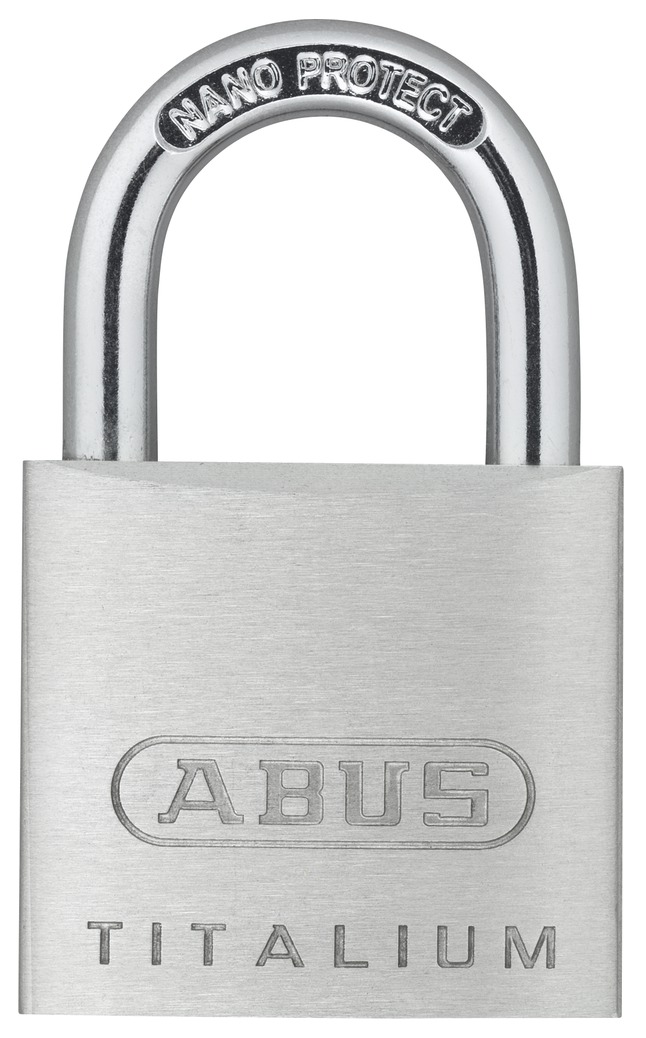 Picture of ABUS 64TI by 30 C KD Titalium Aluminum Alloy Keyed Different Padlock
