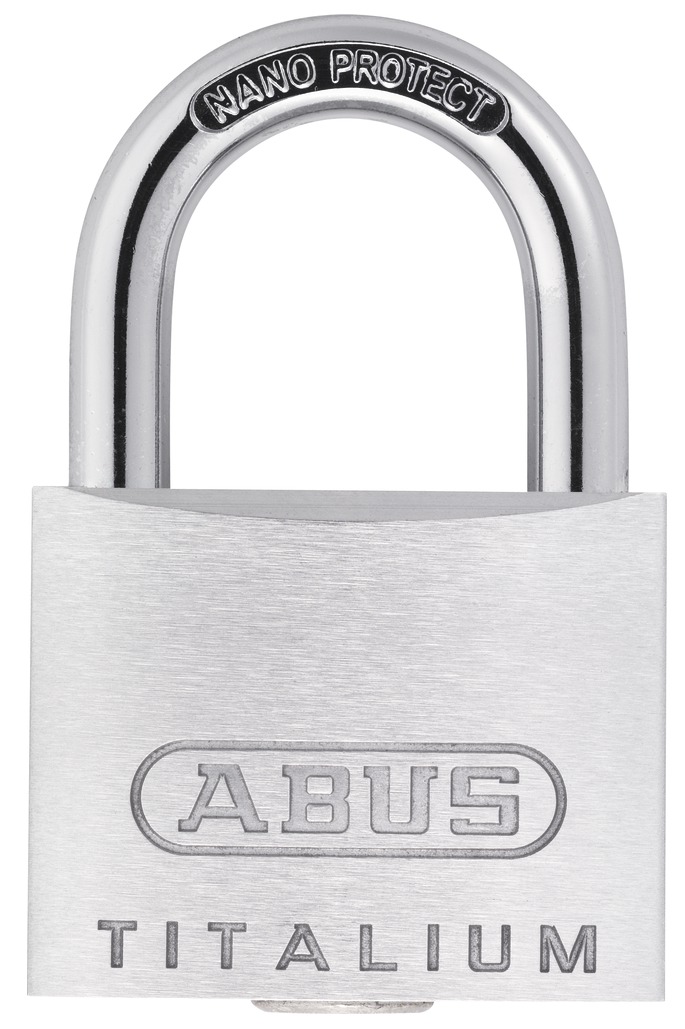 Picture of ABUS 64TI by 40 C KD Titalium Aluminum Alloy Keyed Different Padlock