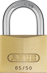 Picture of ABUS 65 by 50 C KD Solid Brass Keyed Alike Carded Padlock
