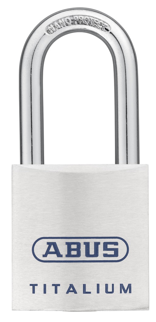 Picture of ABUS 80TI by 40HB40 C KD Titalium Aluminum Alloy Keyed Different Padlock