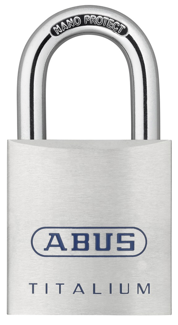 Picture of ABUS 80TI by 50 C KD Titalium Aluminum Alloy Keyed Different Padlock