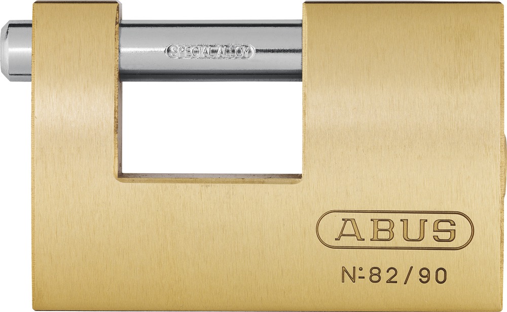 Picture of ABUS 82 by 90 B KD All Weather Solid Brass Monoblock Keyed Different Padlock