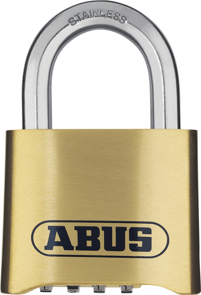 Picture of ABUS 180IB by 50 Solid Brass Resettable 4-Dial Combination Padlock