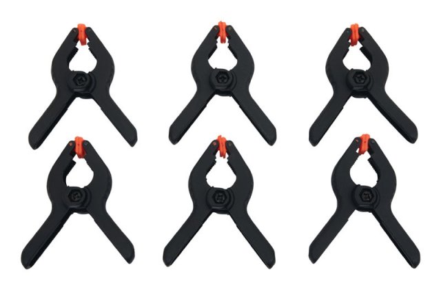 DRD60075 Mini Spring Clamp Set 6 Per Case - pack of 12
