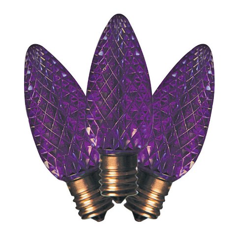 BU25LEDFC9-TPLA C9 LED Christmas Replacement Bulb  Purple