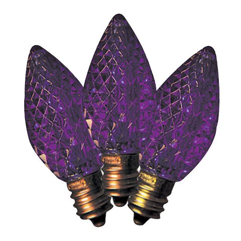 BU25LEDFC7-TPLA BX25 Christmas C7 LED Replacement Bulb  Purple